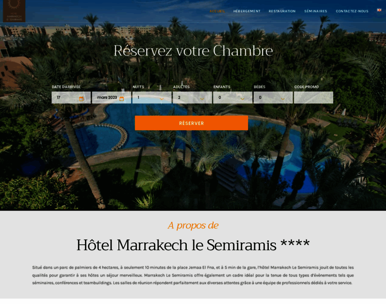 Hotel-marrakech-semiramis.com thumbnail