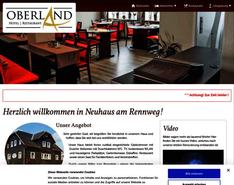 Hotel-oberland-neuhaus.de thumbnail