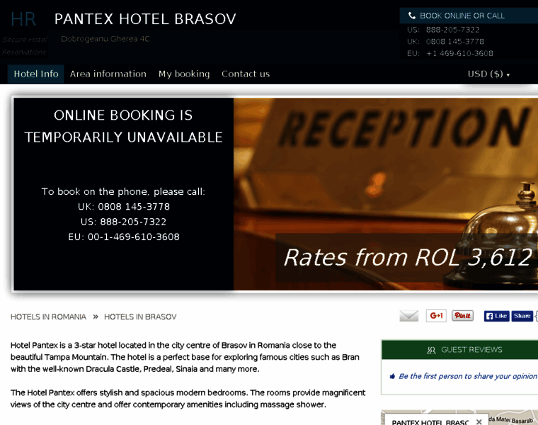 Hotel-pantex-brasov.h-rez.com thumbnail