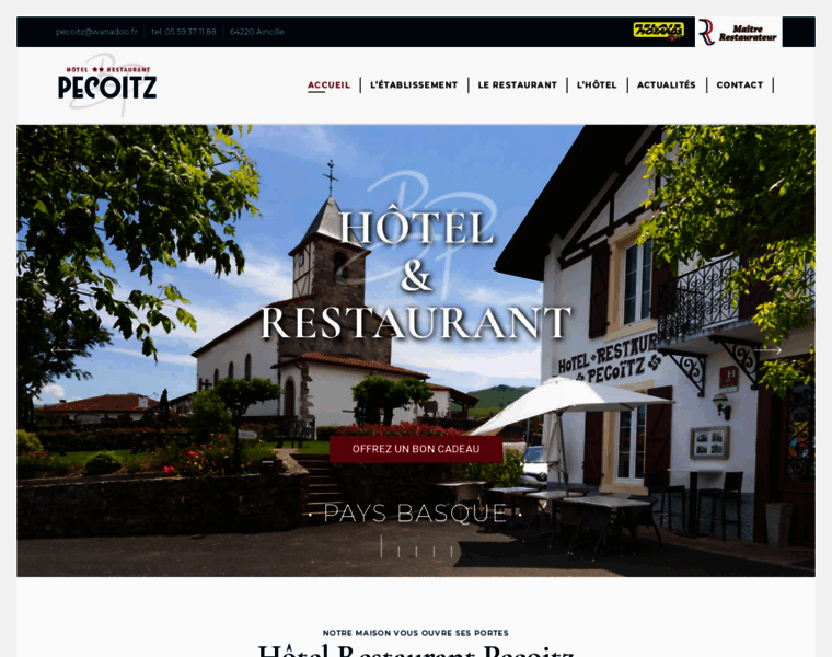 Hotel-pecoitz-pays-basque.com thumbnail