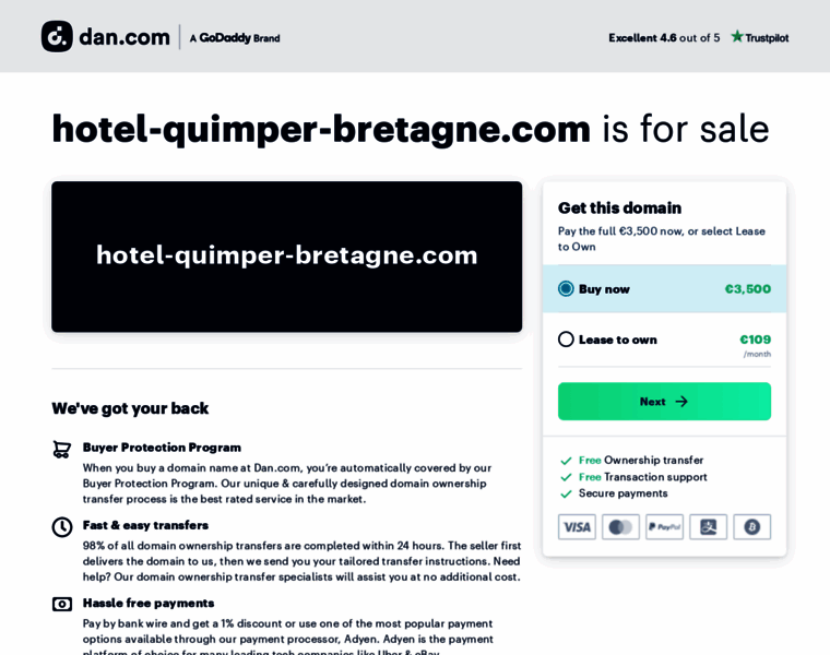 Hotel-quimper-bretagne.com thumbnail