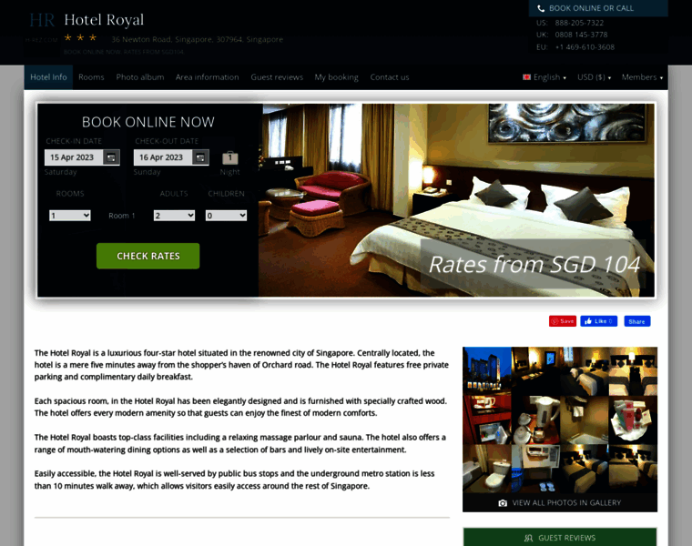 Hotel-royal-singapore.h-rsv.com thumbnail
