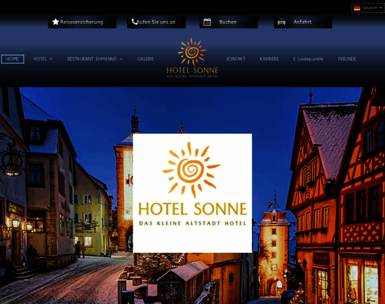 Hotel-sonne-rothenburg.com thumbnail