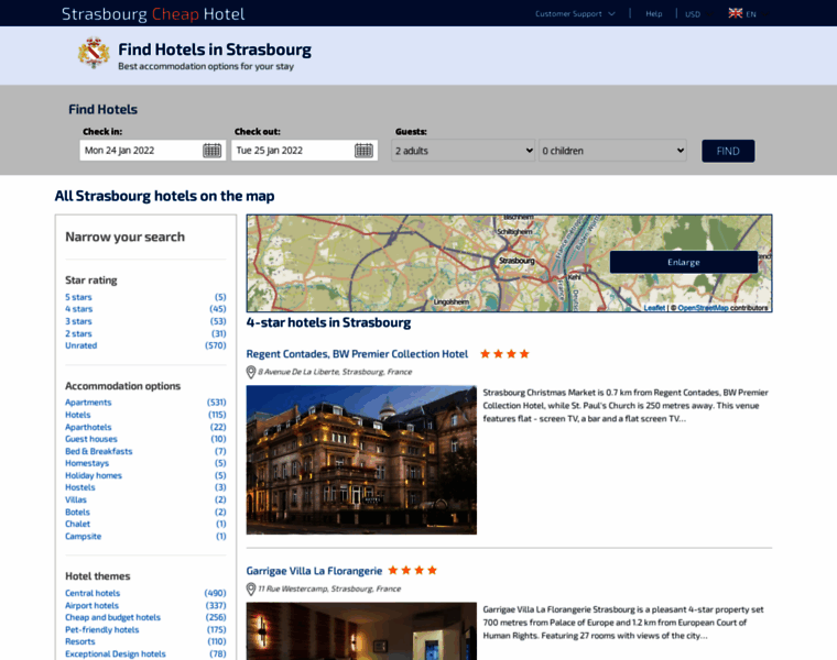 Hotel-strasbourg-fr.com thumbnail