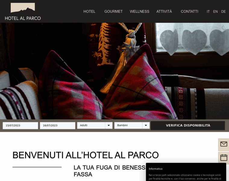 Hotelalparco.net thumbnail