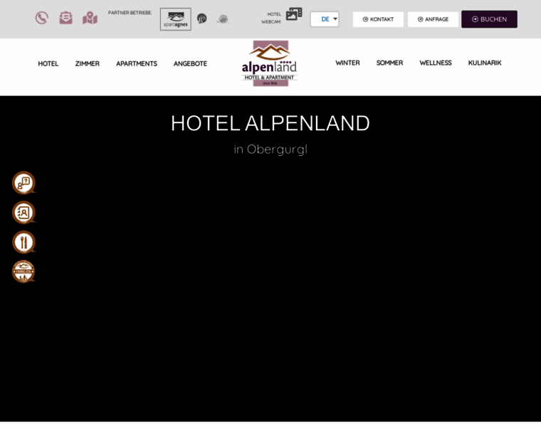 Hotelalpenland.at thumbnail