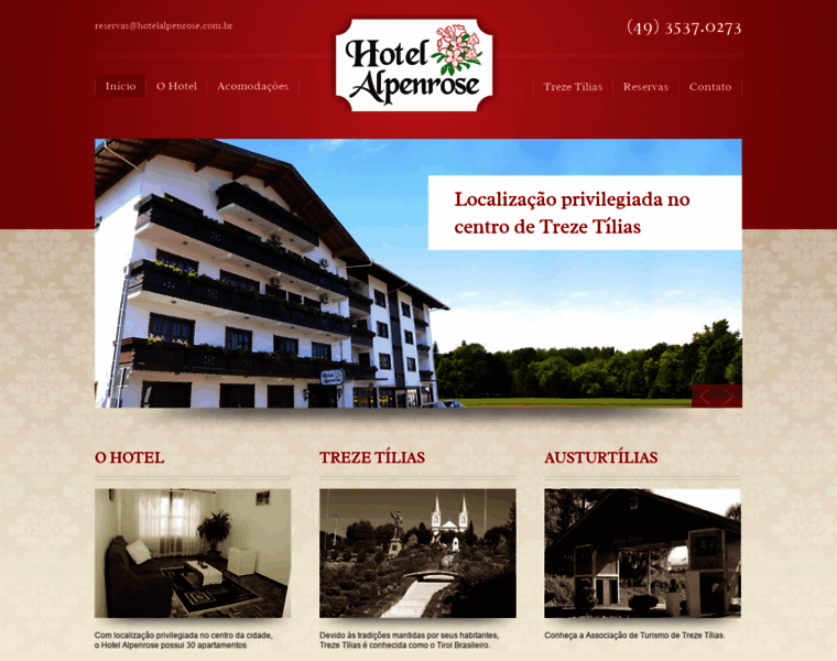 Hotelalpenrose.com.br thumbnail