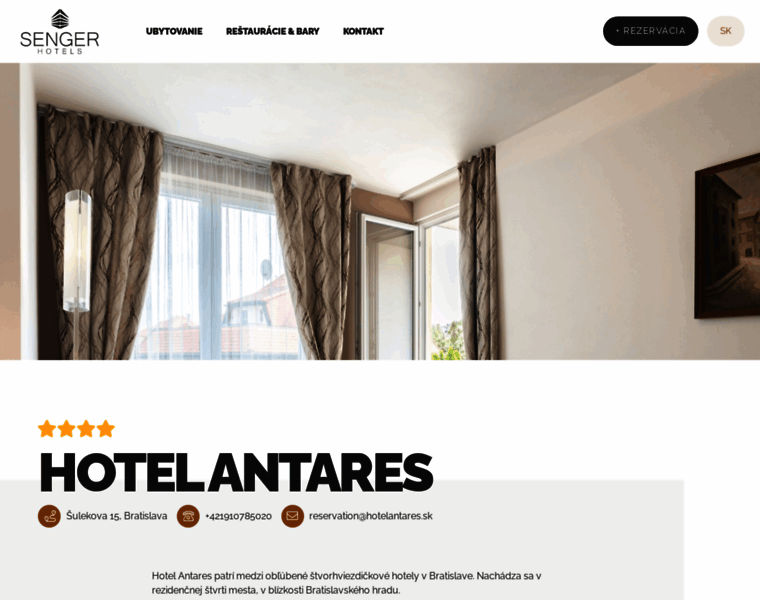 Hotelantares.sk thumbnail