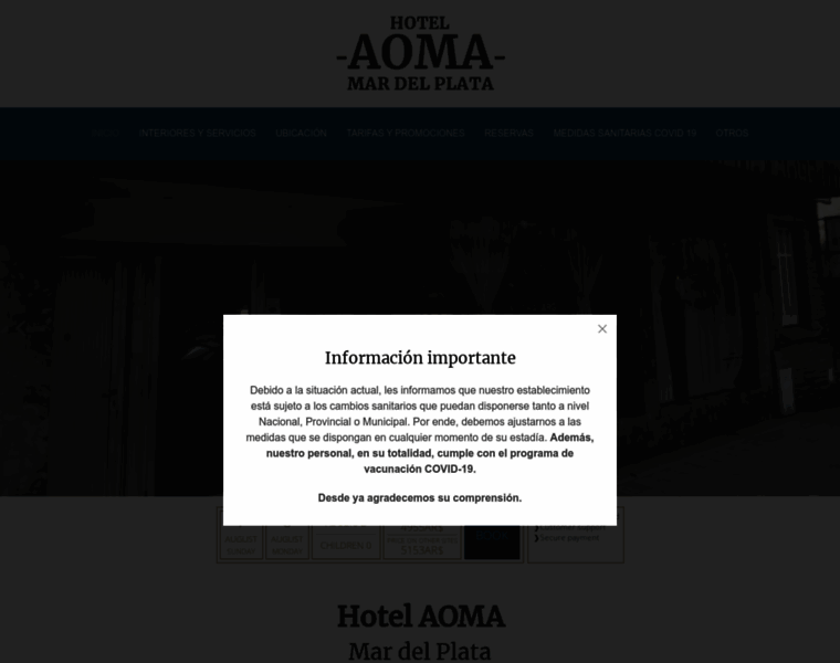 Hotelaomamdplata.com.ar thumbnail