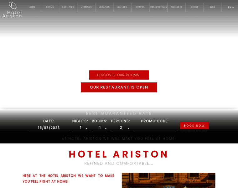 Hotelariston.it thumbnail