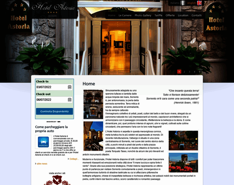 Hotelastoriasorrento.com thumbnail