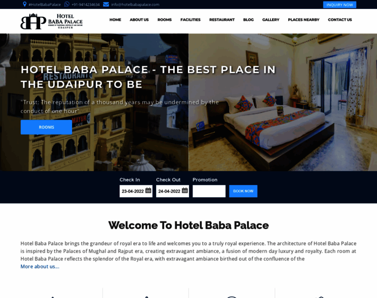 Hotelbabapalace.com thumbnail