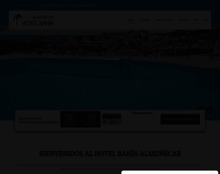 Hotelbahiaalmunecar.es thumbnail