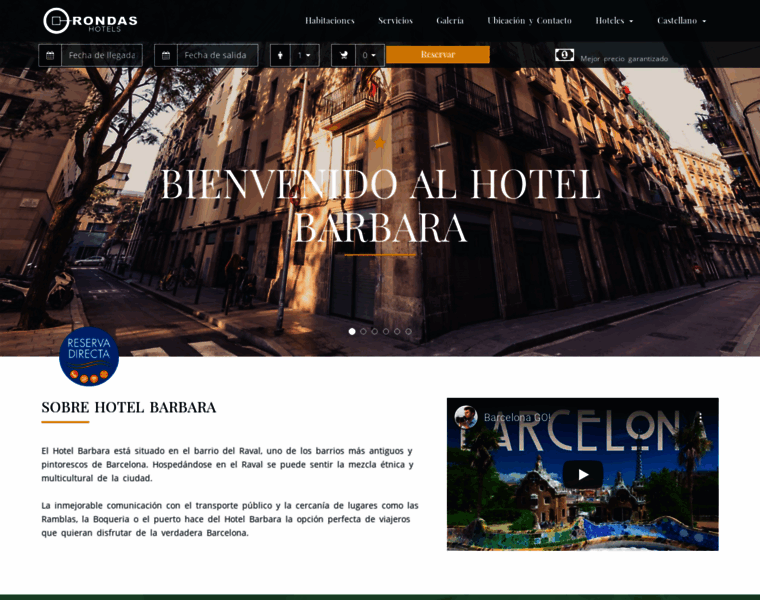 Hotelbarbarabarcelona.com thumbnail