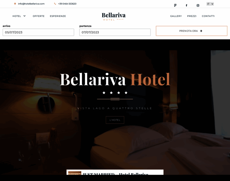 Hotelbellariva.com thumbnail