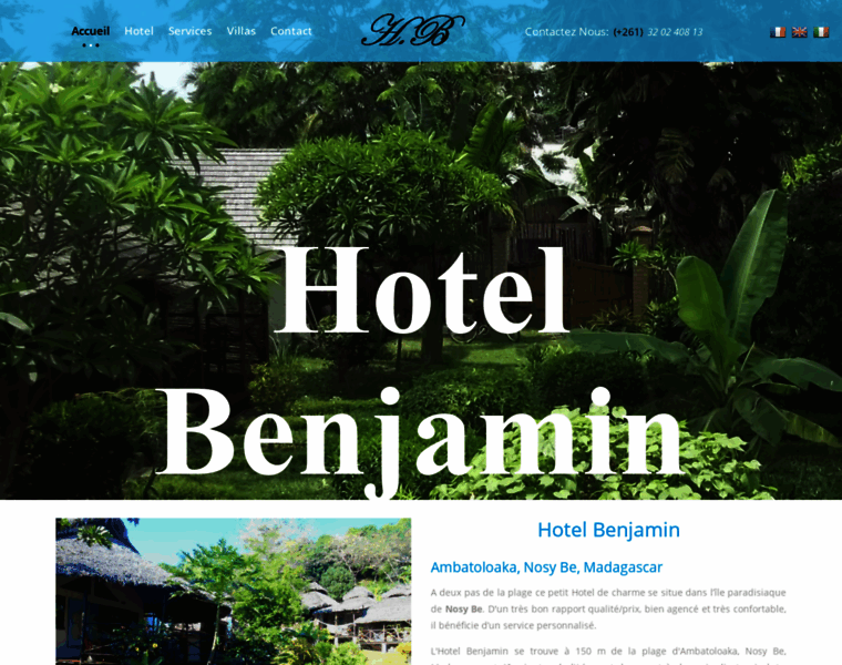 Hotelbenjamin-nosybe.com thumbnail