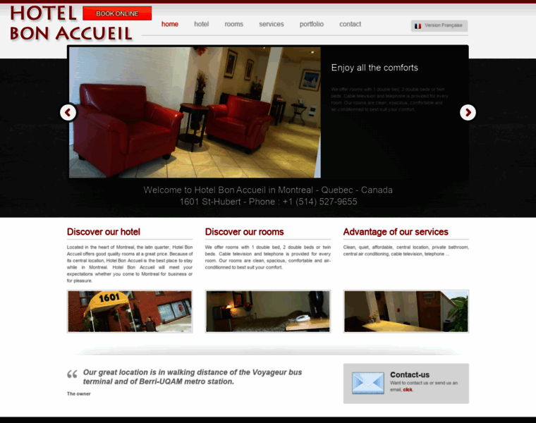 Hotelbonaccueil.com thumbnail