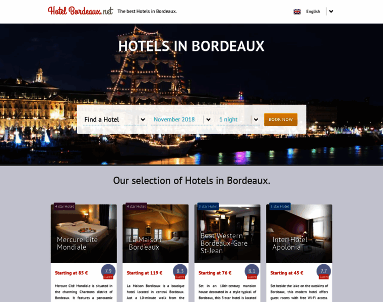Hotelbordeaux.net thumbnail