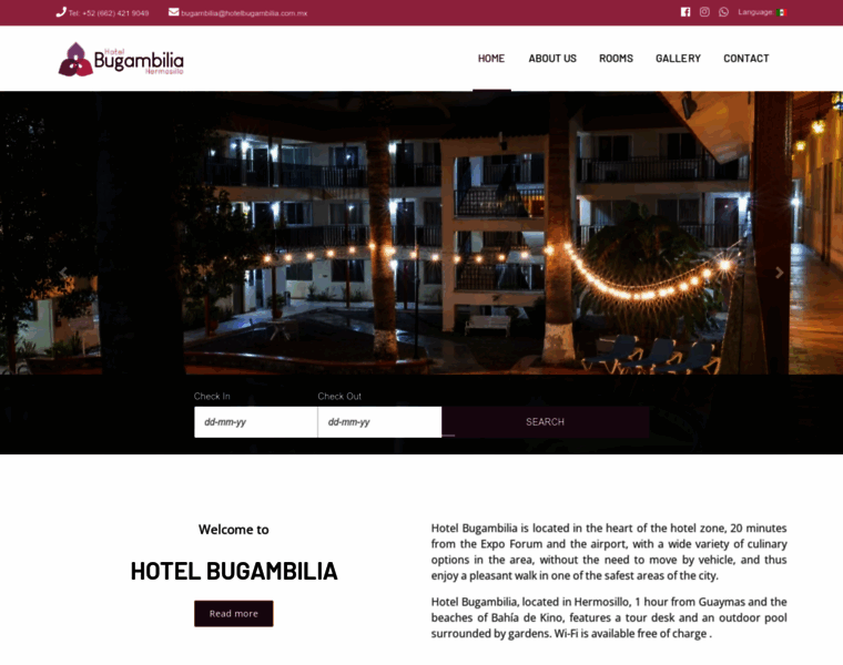 Hotelbugambilia.com.mx thumbnail