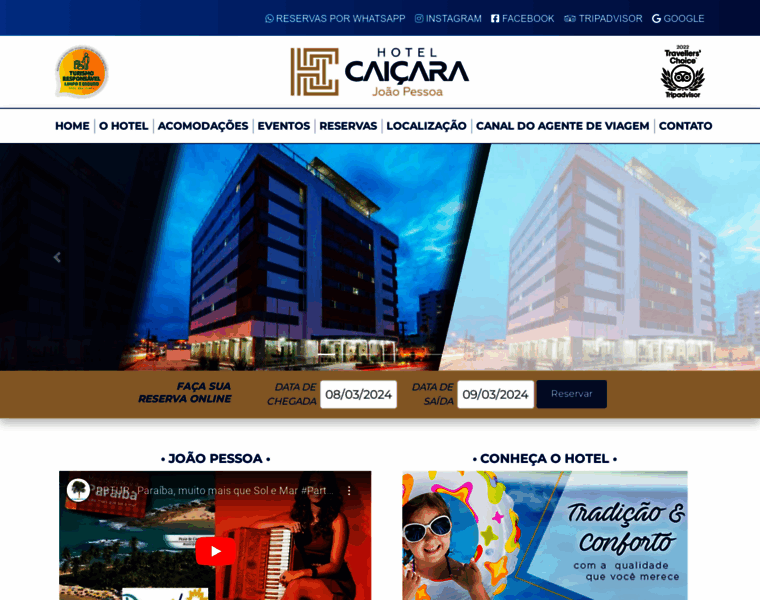 Hotelcaicara.com thumbnail