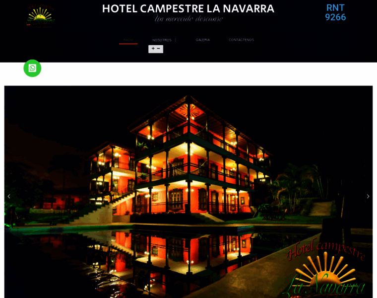 Hotelcampestrelanavarra.com thumbnail