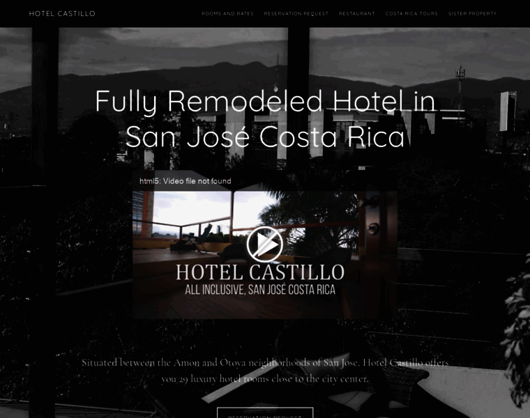 Hotelcastillocostarica.com thumbnail