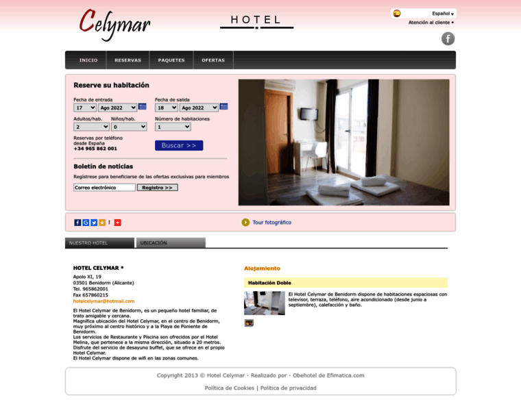 Hotelcelymar.com thumbnail