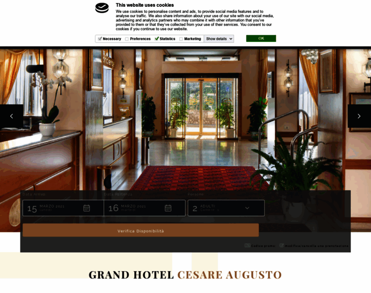 Hotelcesareaugusto.com thumbnail