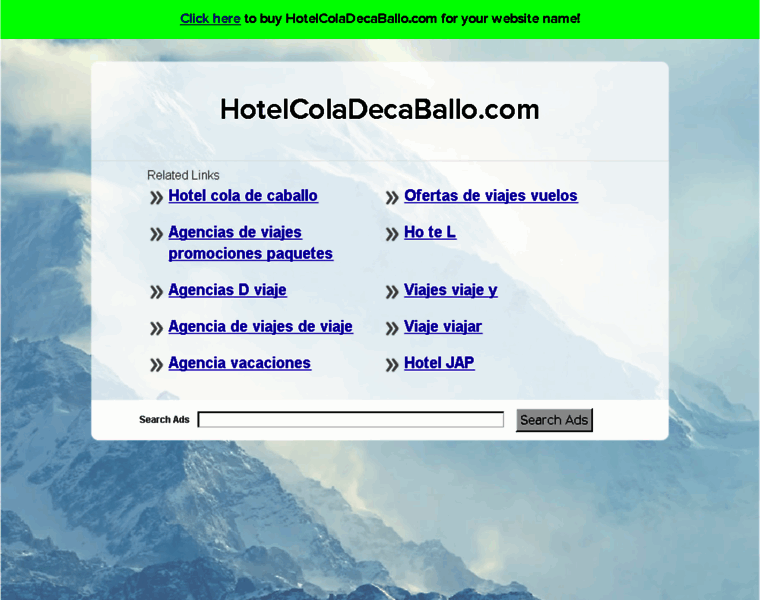 Hotelcoladecaballo.com thumbnail