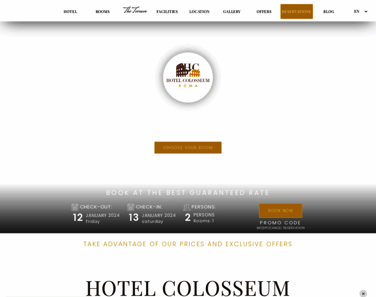 Hotelcolosseum.com thumbnail
