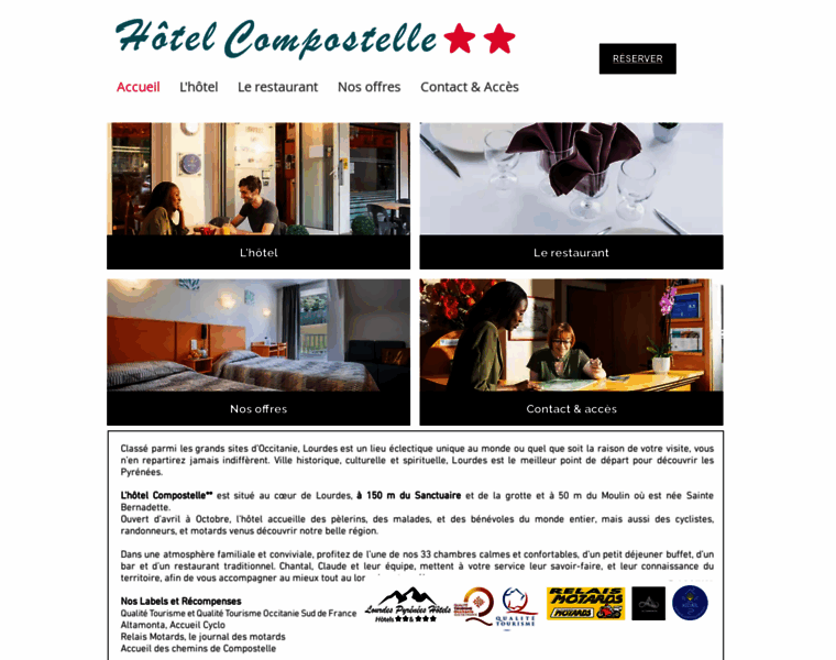 Hotelcompostelle-lourdes.com thumbnail