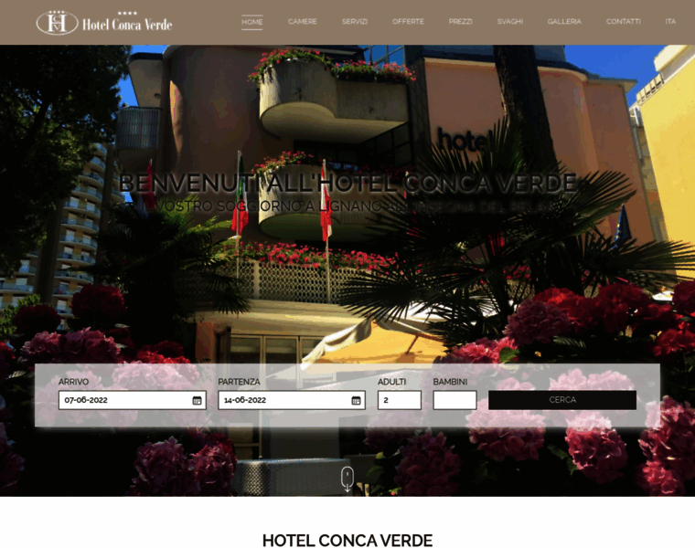 Hotelconcaverde.it thumbnail