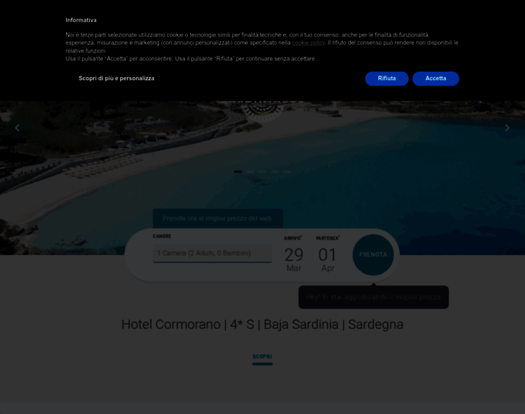 Hotelcormorano.it thumbnail