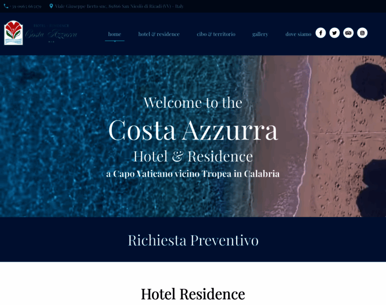 Hotelcostazzurra.com thumbnail