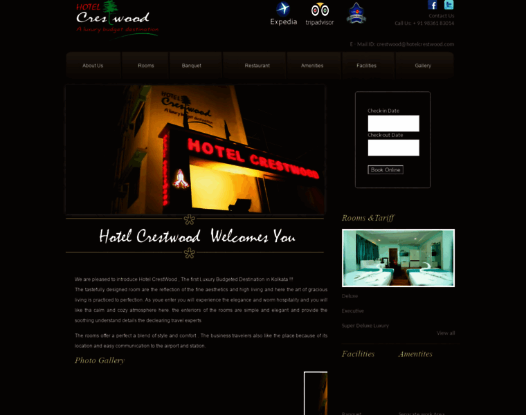 Hotelcrestwood.com thumbnail