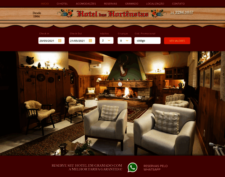 Hoteldashortensias.com.br thumbnail