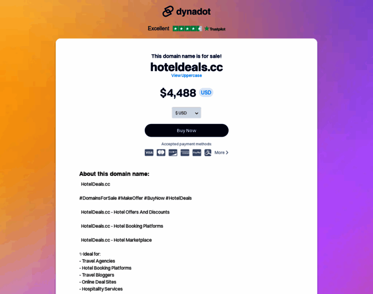 Hoteldeals.cc thumbnail