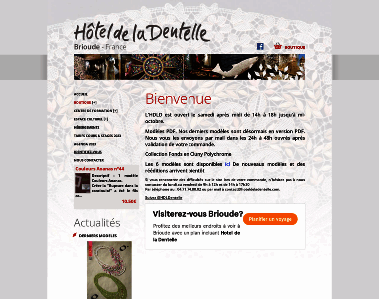 Hoteldeladentelle.com thumbnail