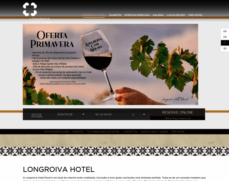 Hoteldelongroiva.com thumbnail