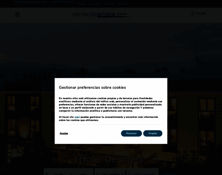 Hoteldesitges.com thumbnail