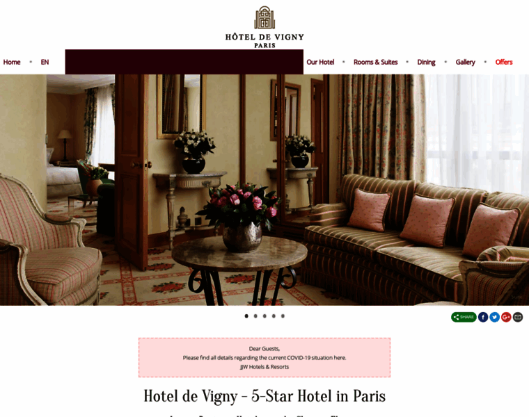 Hoteldevigny.com thumbnail