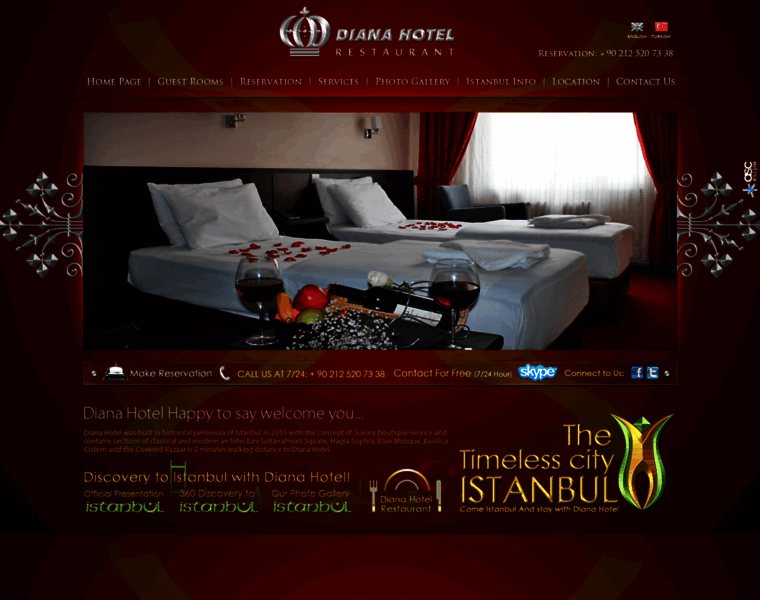 Hoteldianaistanbul.com thumbnail