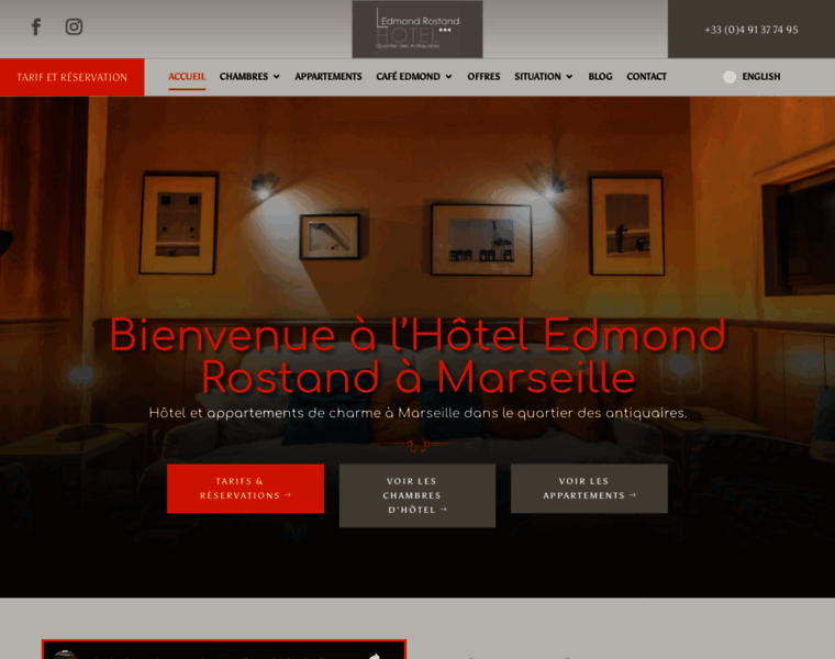 Hoteledmondrostand.com thumbnail
