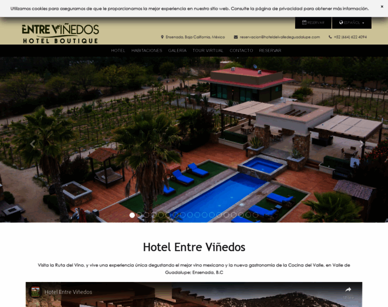 Hotelentrevinedos.com thumbnail