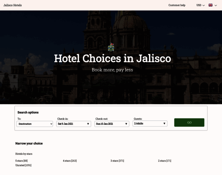 Hoteles-en-jalisco.com thumbnail