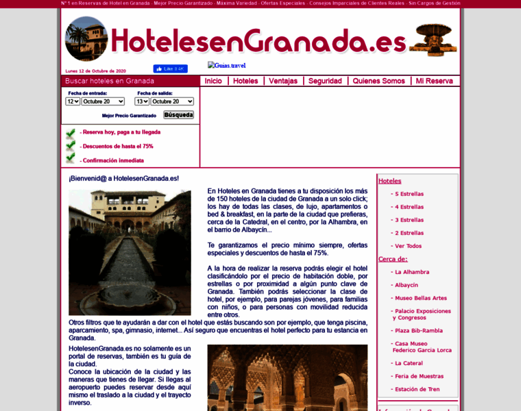 Hotelesengranada.es thumbnail