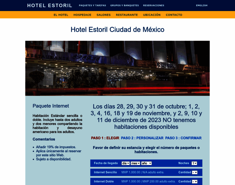 Hotelestoril.com.mx thumbnail