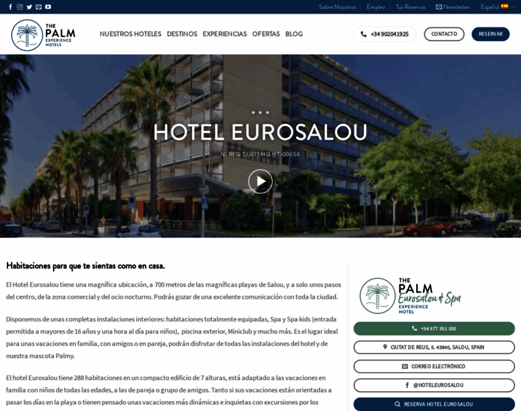 Hoteleurosalou.com thumbnail