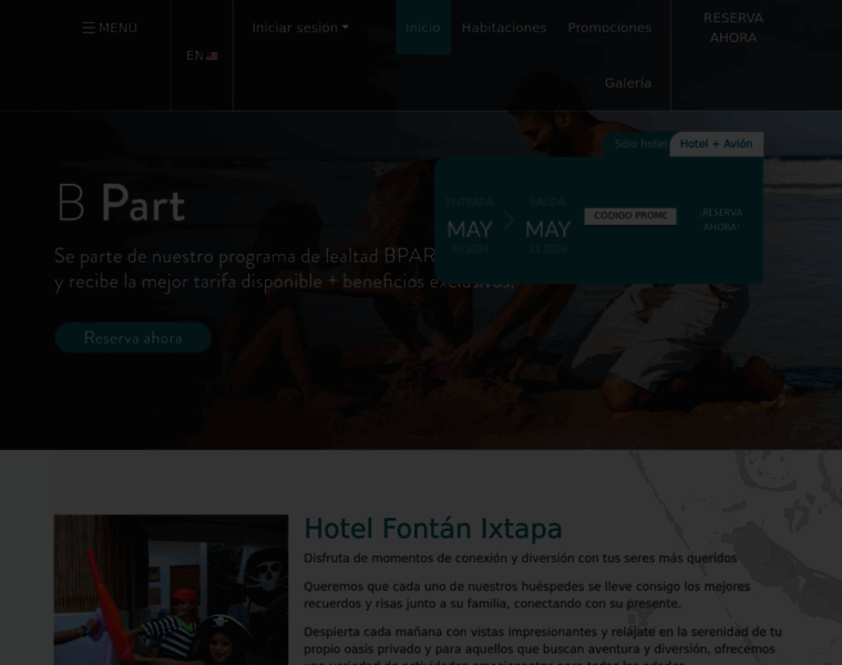 Hotelfontanixtapa.com thumbnail