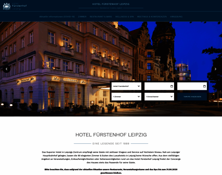 Hotelfuerstenhof-leipzig.com thumbnail